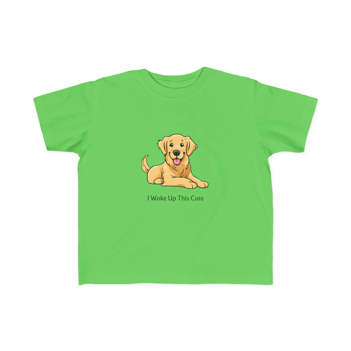 I Woke Up This Cute - Toddler's Fine Jersey Tee