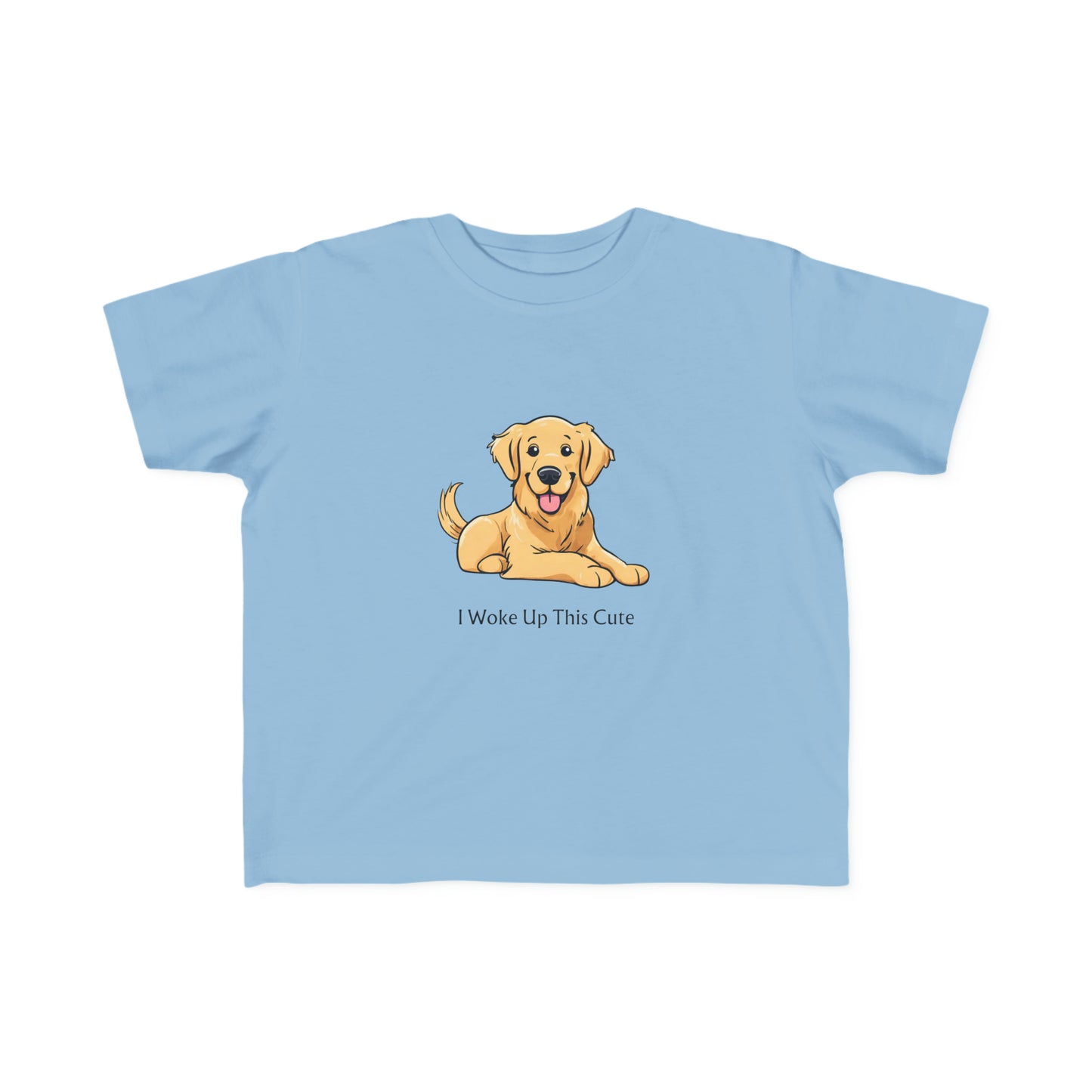 I Woke Up This Cute - Toddler's Fine Jersey Tee