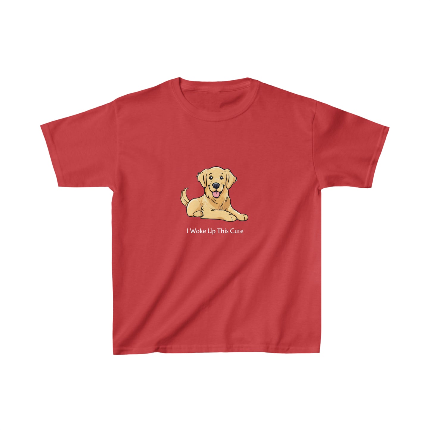 I Woke Up This Cute - Kids Heavy Cotton™ Tee