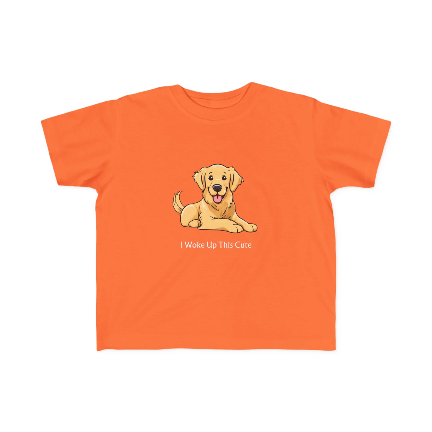 I Woke Up This Cute - Toddler's Fine Jersey Tee