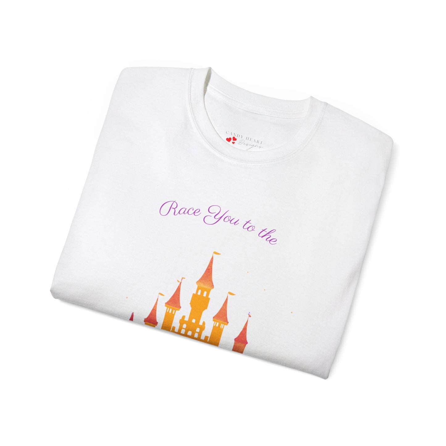 Race You to the Castle (Sunrise) - Unisex Ultra Cotton Tee