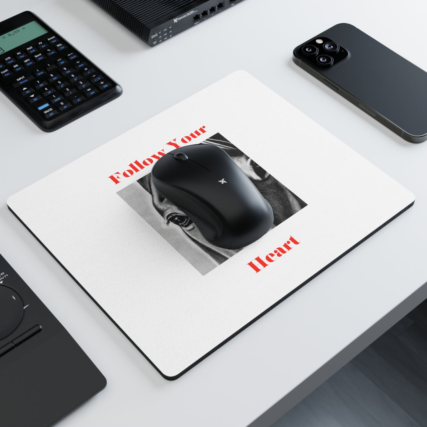 Follow Your Heart - Rectangular Mouse Pad