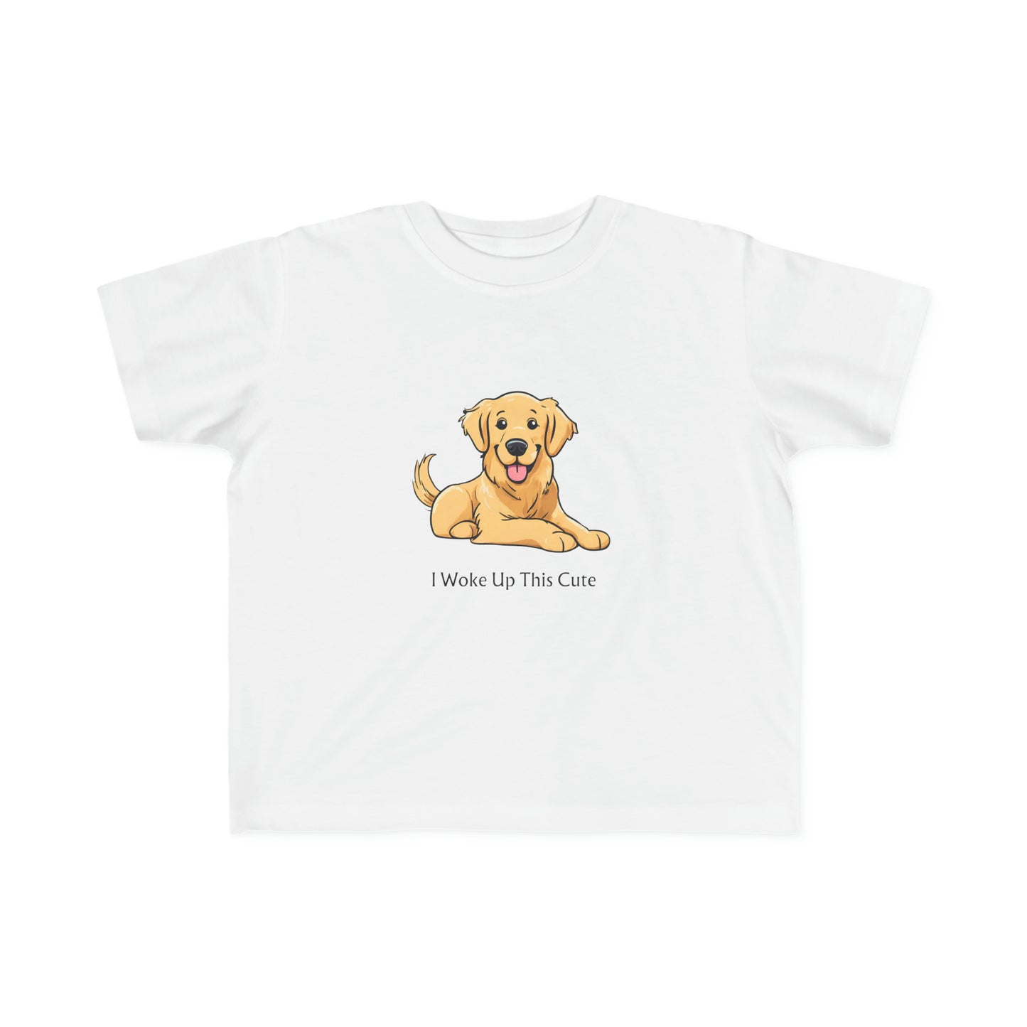 I Woke Up This Cute - Toddler's Fine Jersey Tee