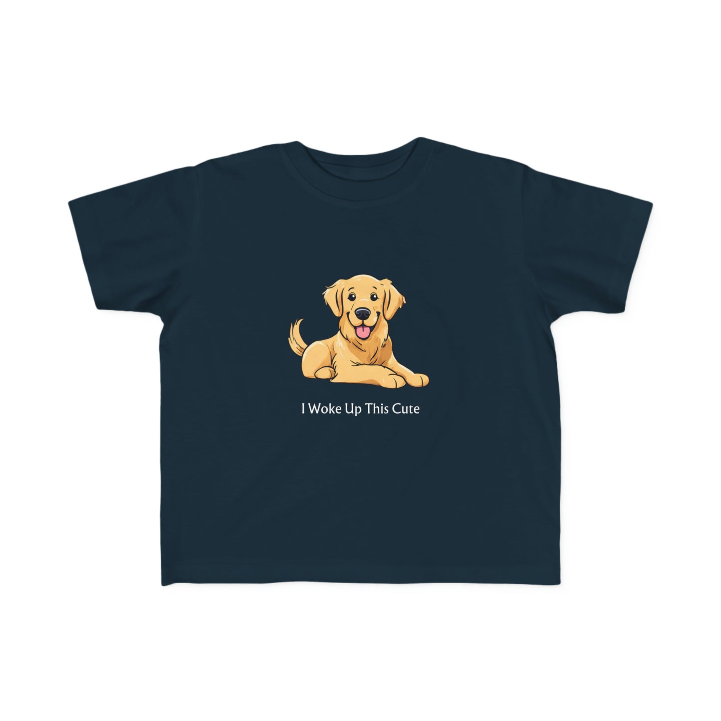 I Woke Up This Cute - Toddler's Fine Jersey Tee