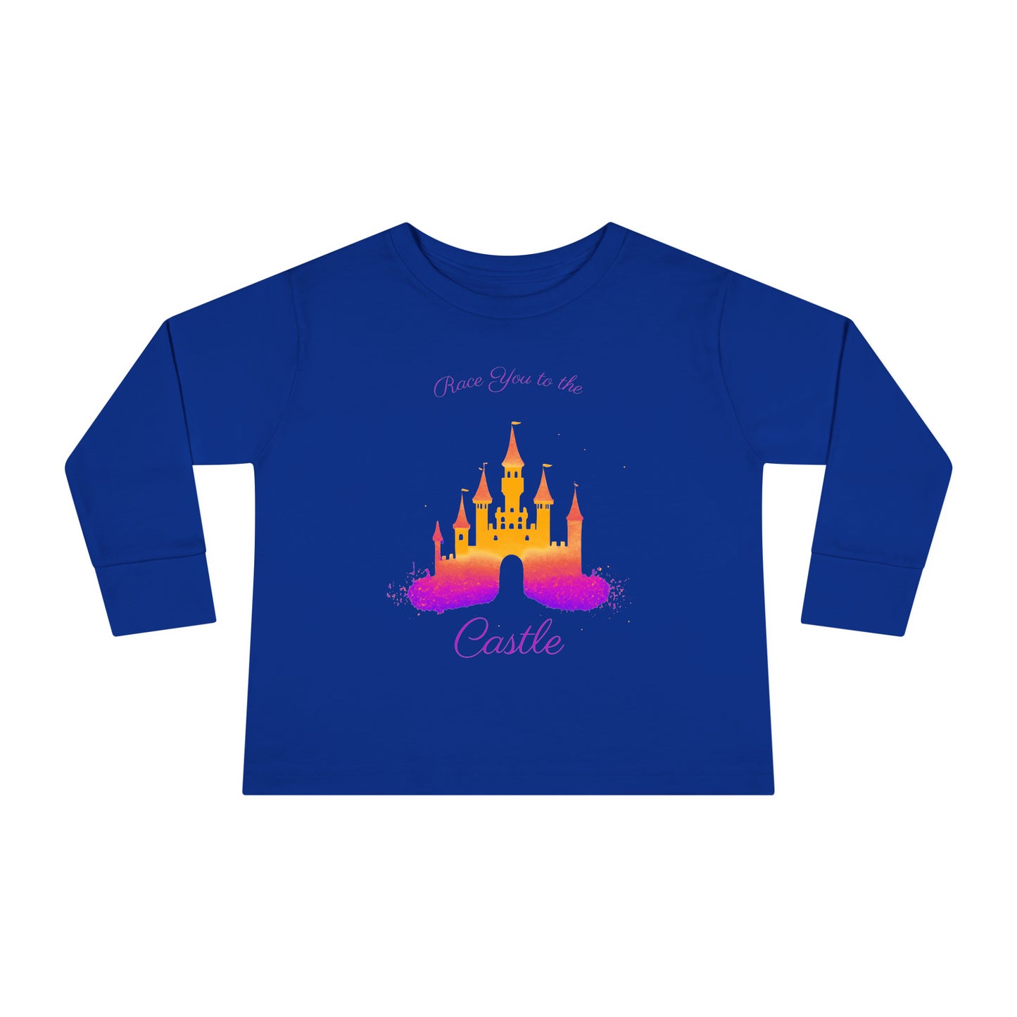 Race You to the Castle (Sunrise) - Toddler Long Sleeve Tee