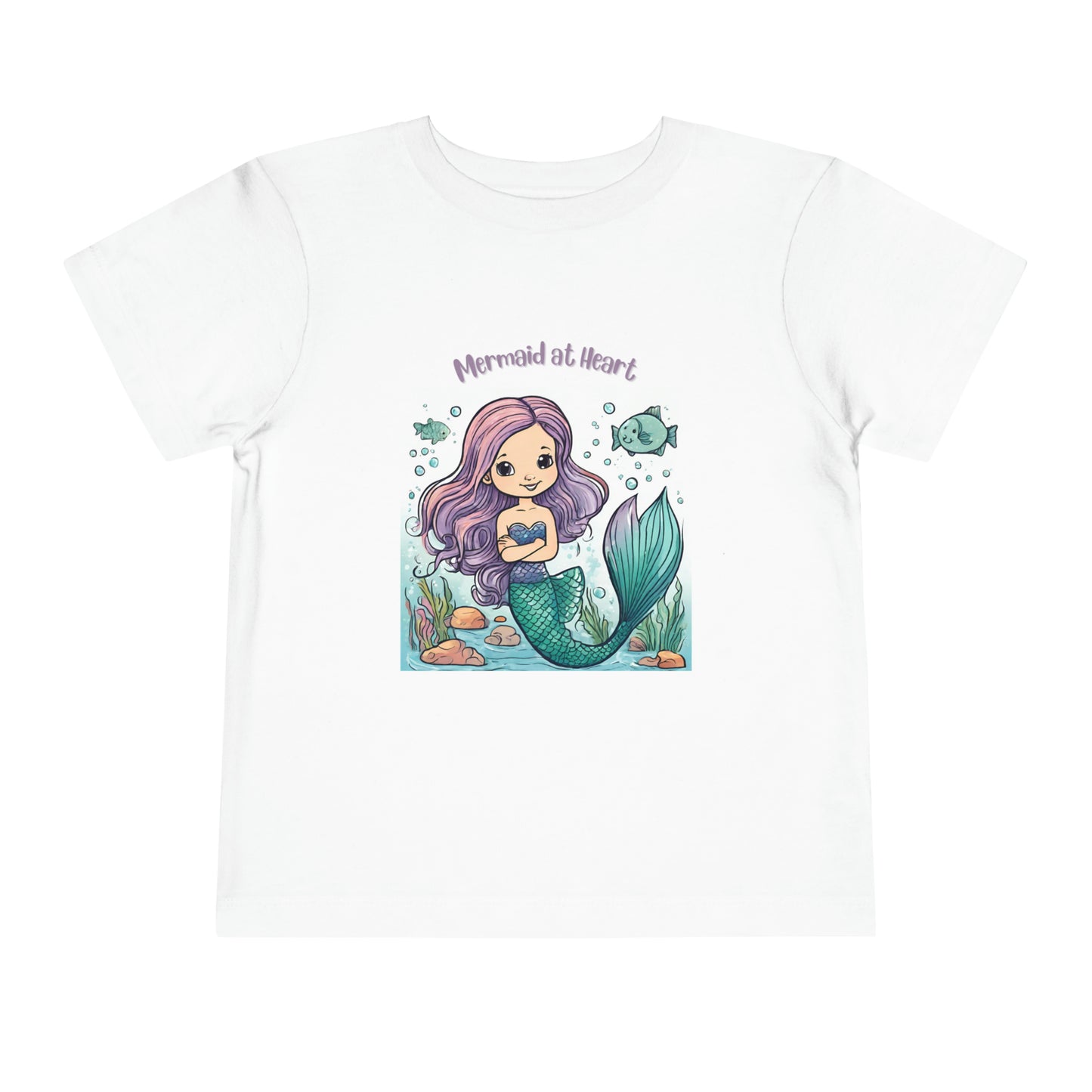 Mermaid at Heart- Toddler Short Sleeve Tee