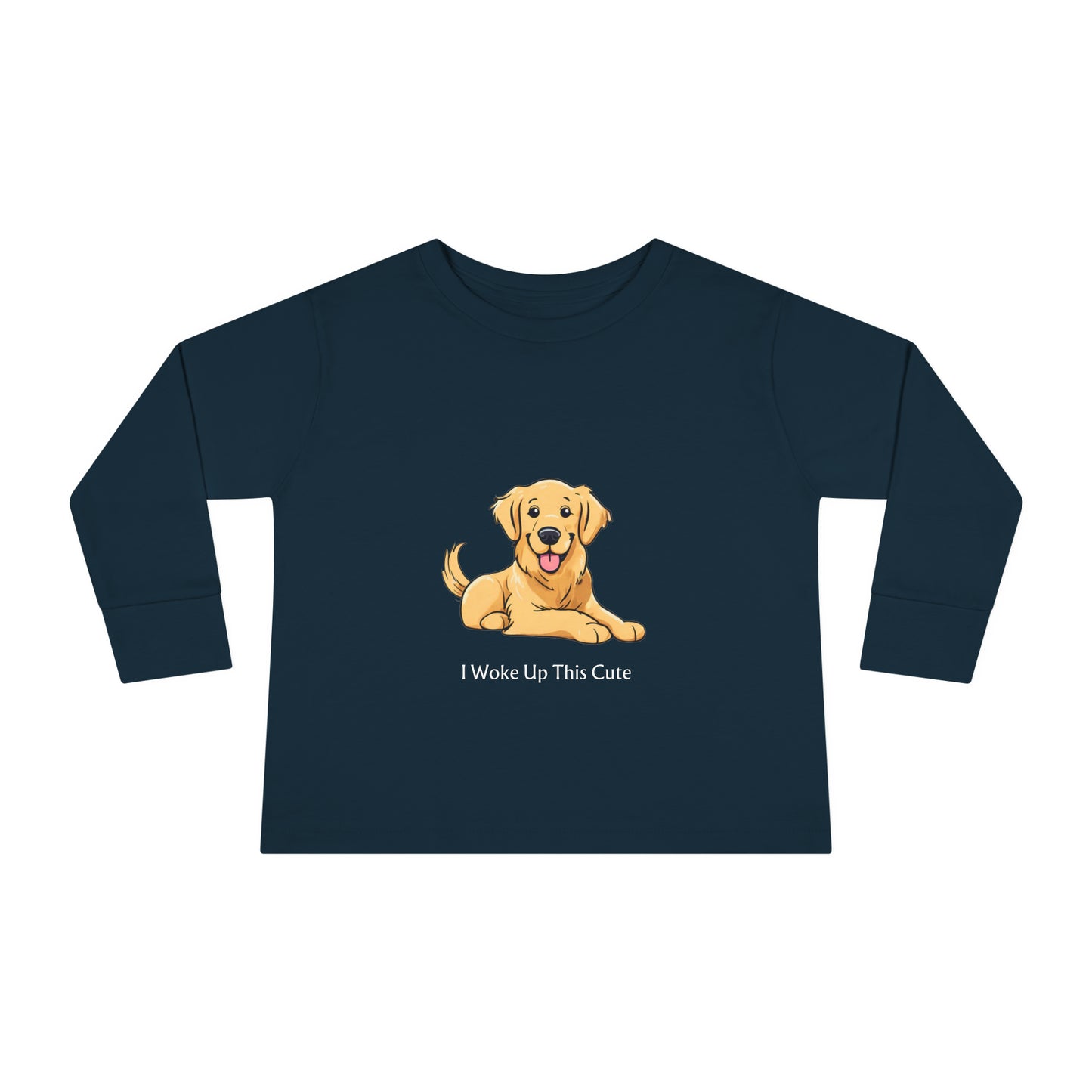 I Woke Up This Cute - Toddler Long Sleeve Tee