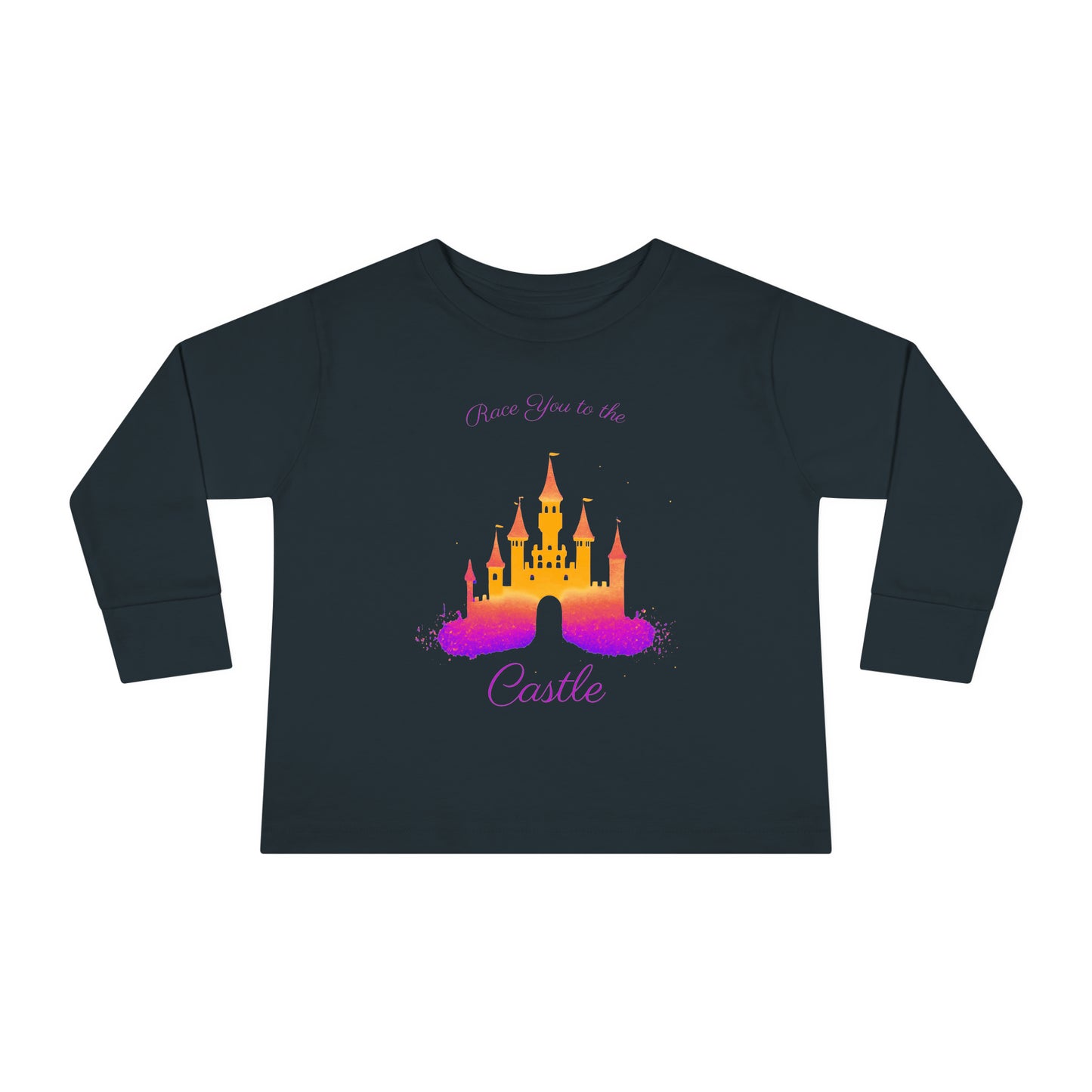 Race You to the Castle (Sunrise) - Toddler Long Sleeve Tee