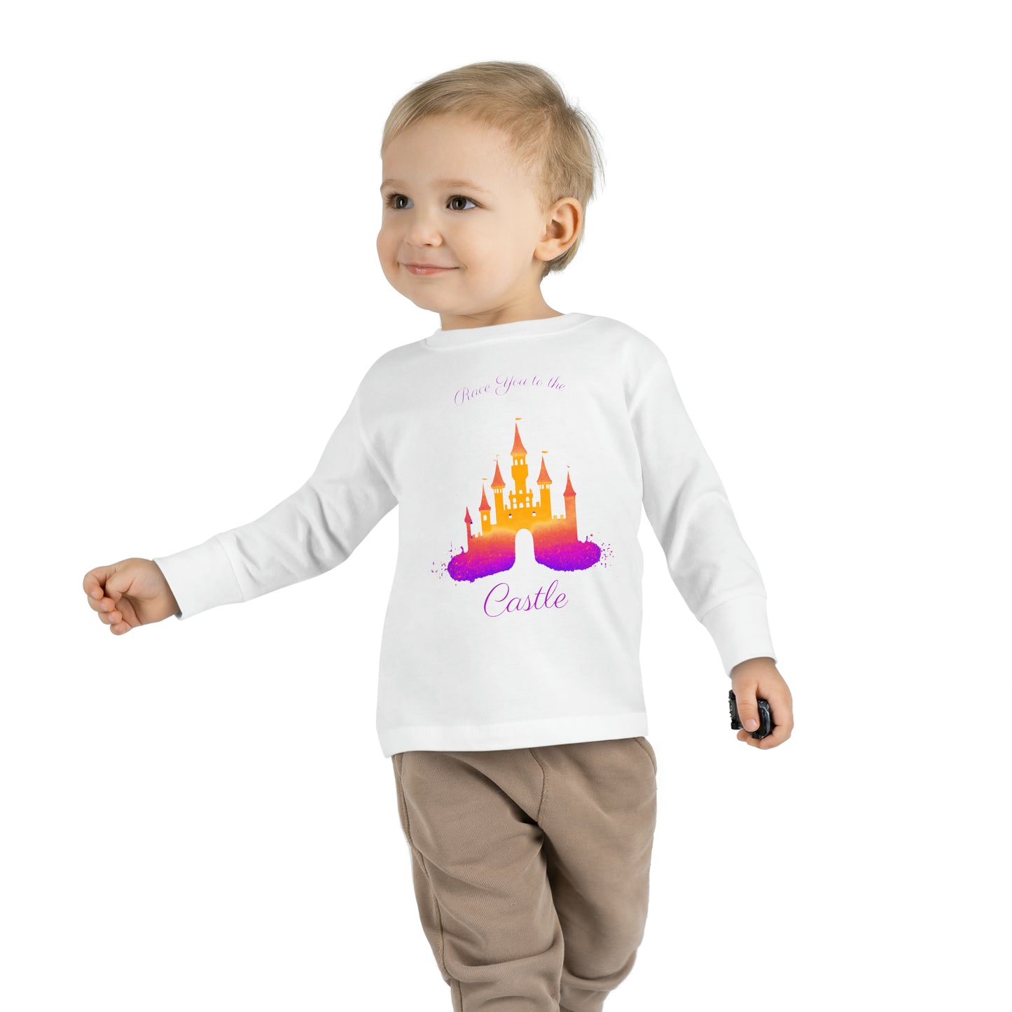 Race You to the Castle (Sunrise) - Toddler Long Sleeve Tee