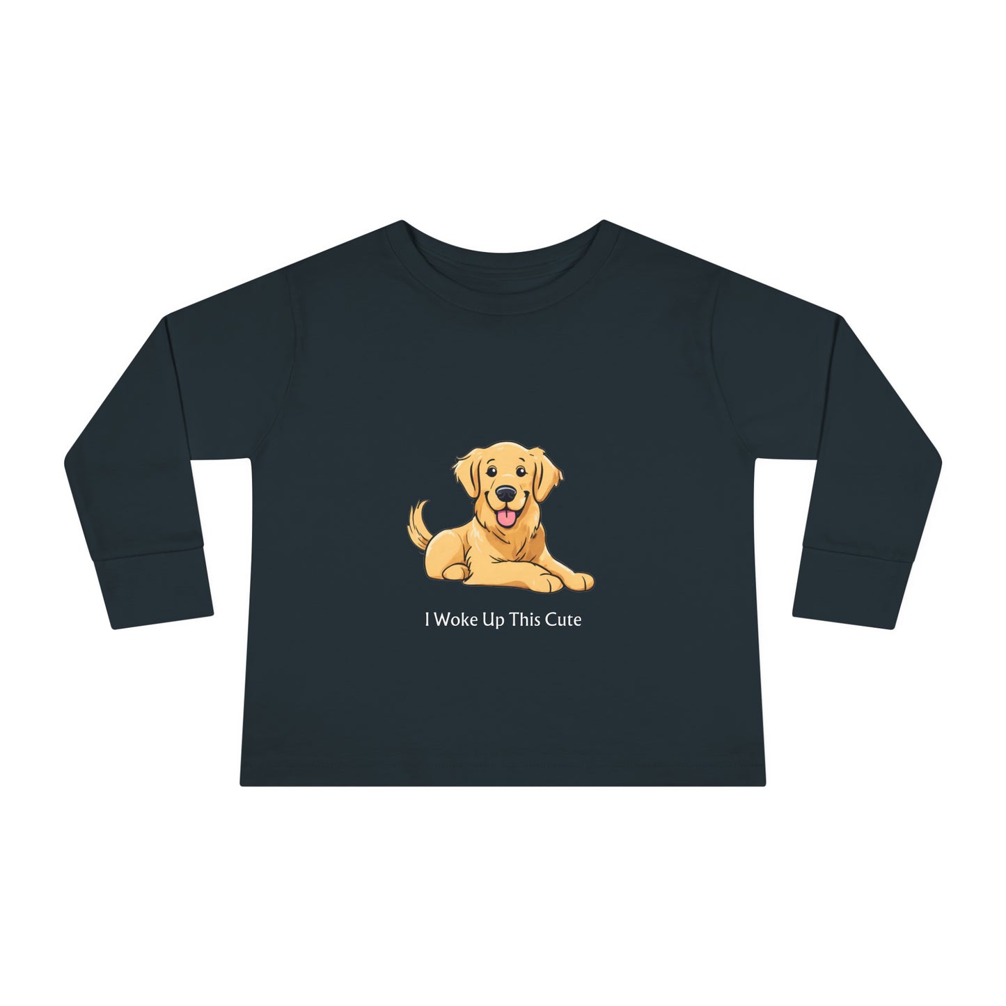 I Woke Up This Cute - Toddler Long Sleeve Tee
