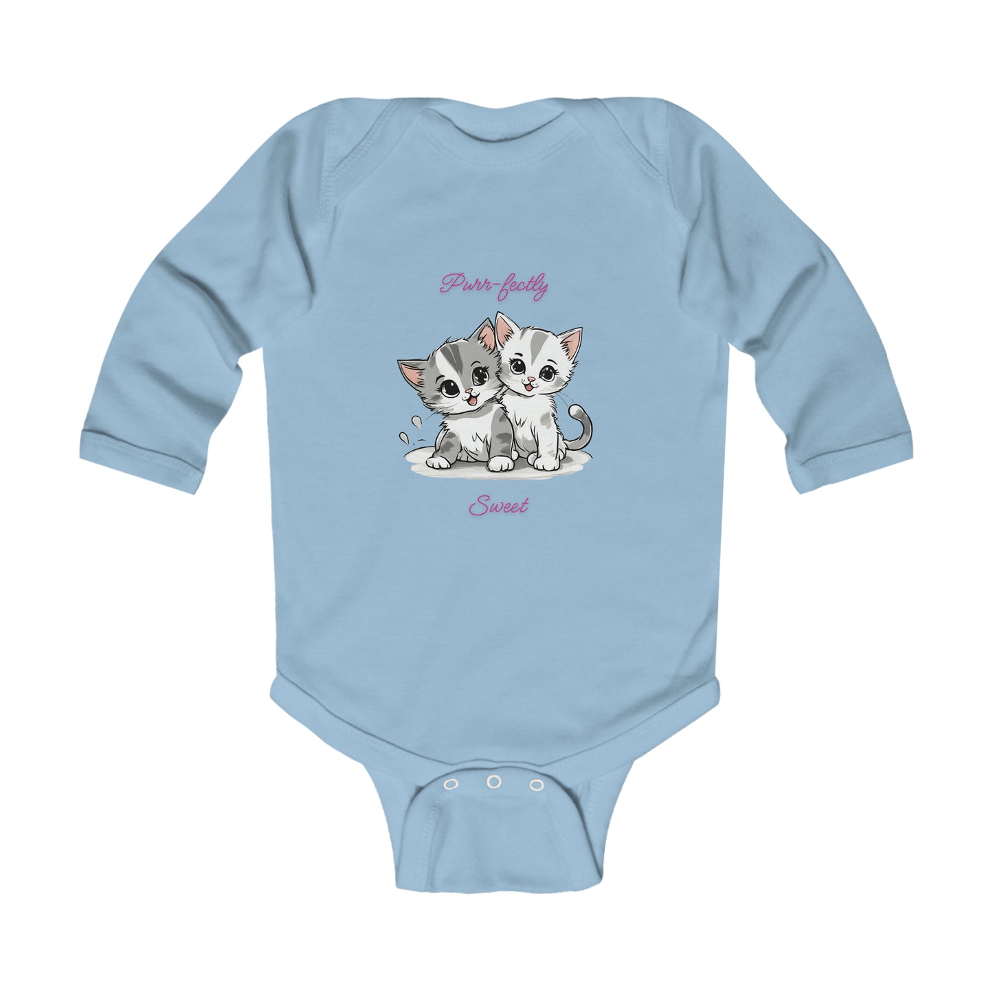 Purr-fectly Sweet - Infant Long Sleeve Bodysuit