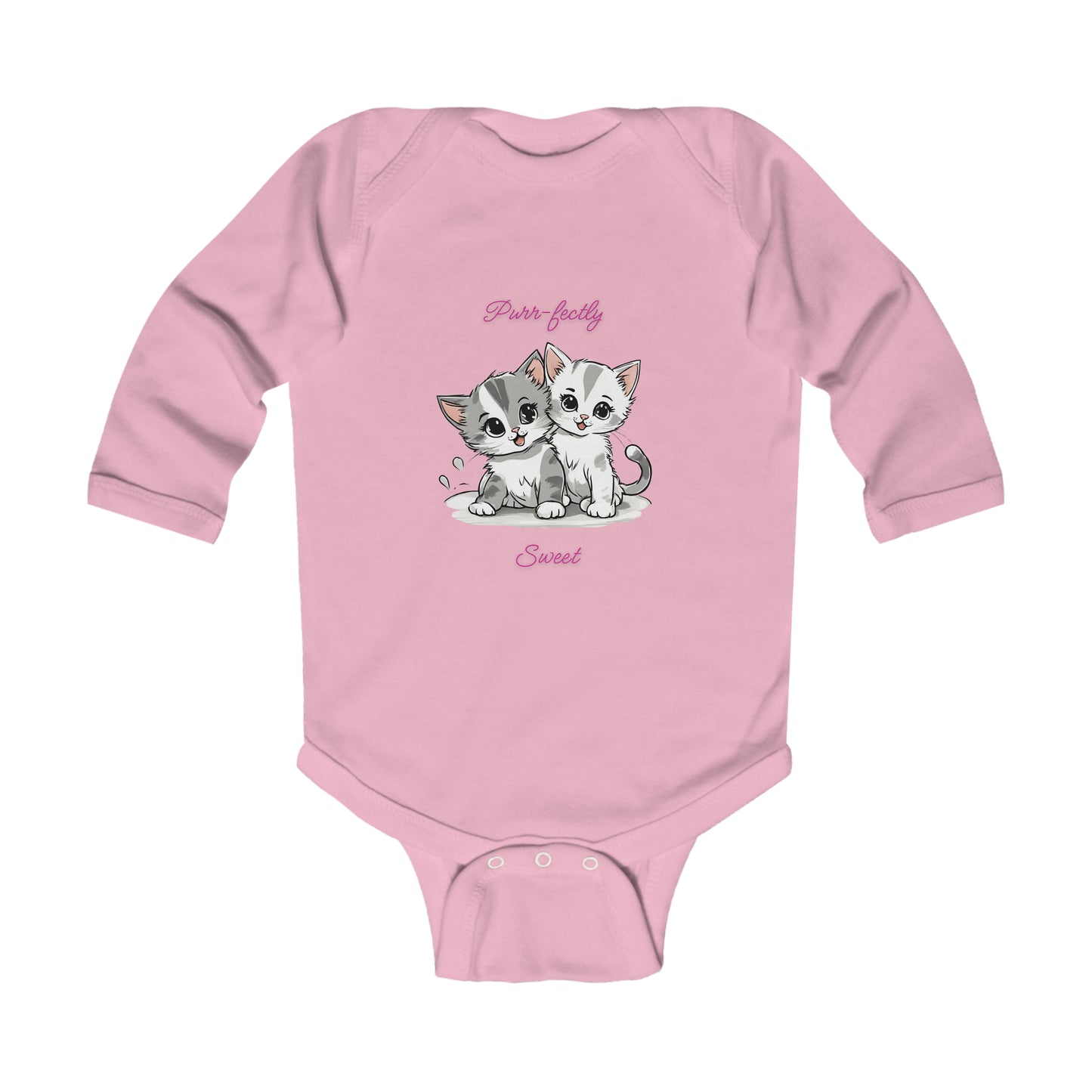 Purr-fectly Sweet - Infant Long Sleeve Bodysuit