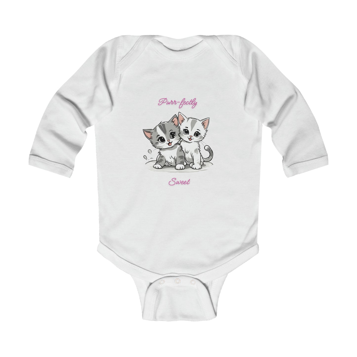 Purr-fectly Sweet - Infant Long Sleeve Bodysuit