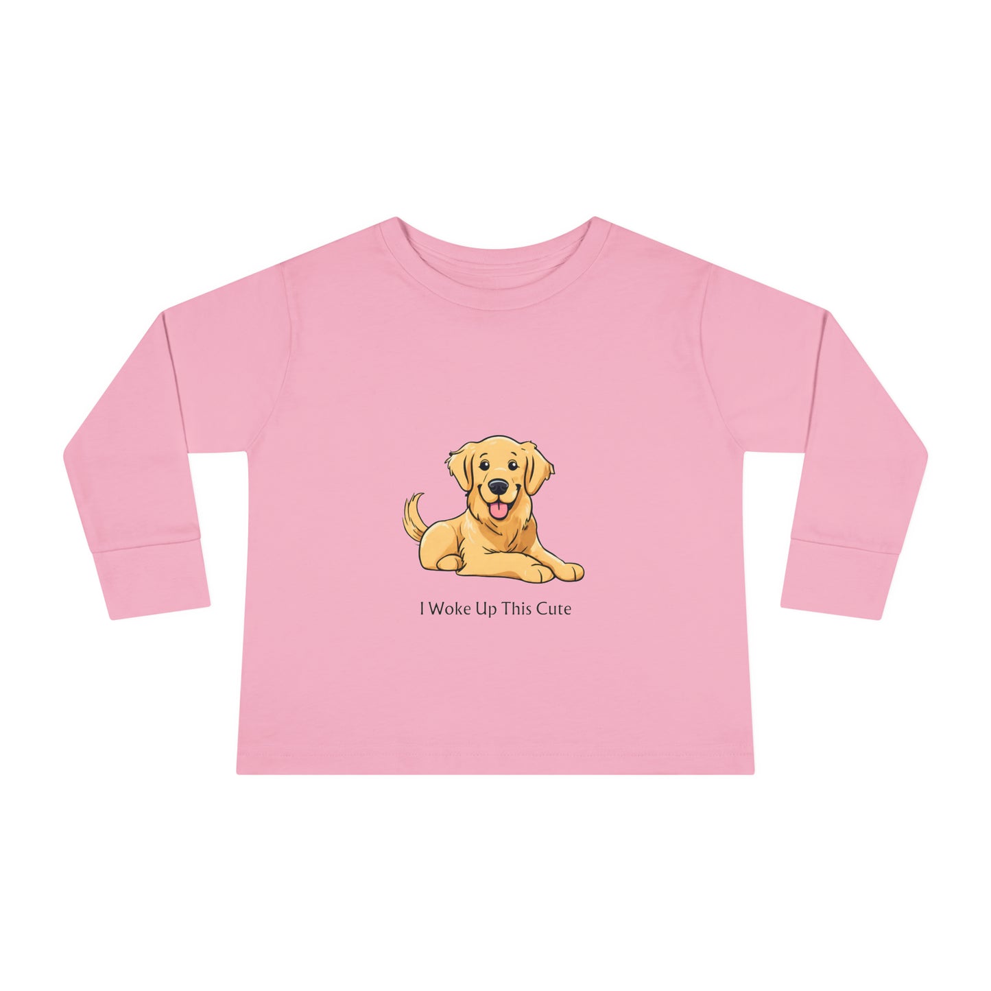 I Woke Up This Cute - Toddler Long Sleeve Tee