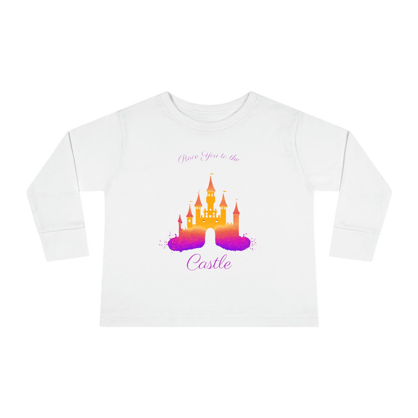 Race You to the Castle (Sunrise) - Toddler Long Sleeve Tee