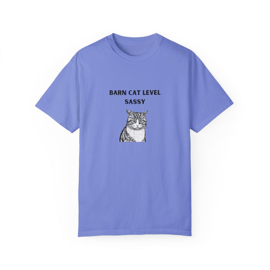 Barn Cat Level Sassy - Unisex Garment-Dyed T-shirt