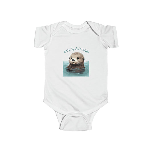 Otterly Adorable - Infant Fine Jersey Bodysuit