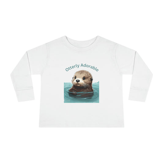 Otterly Adorable - Toddler Long Sleeve Tee