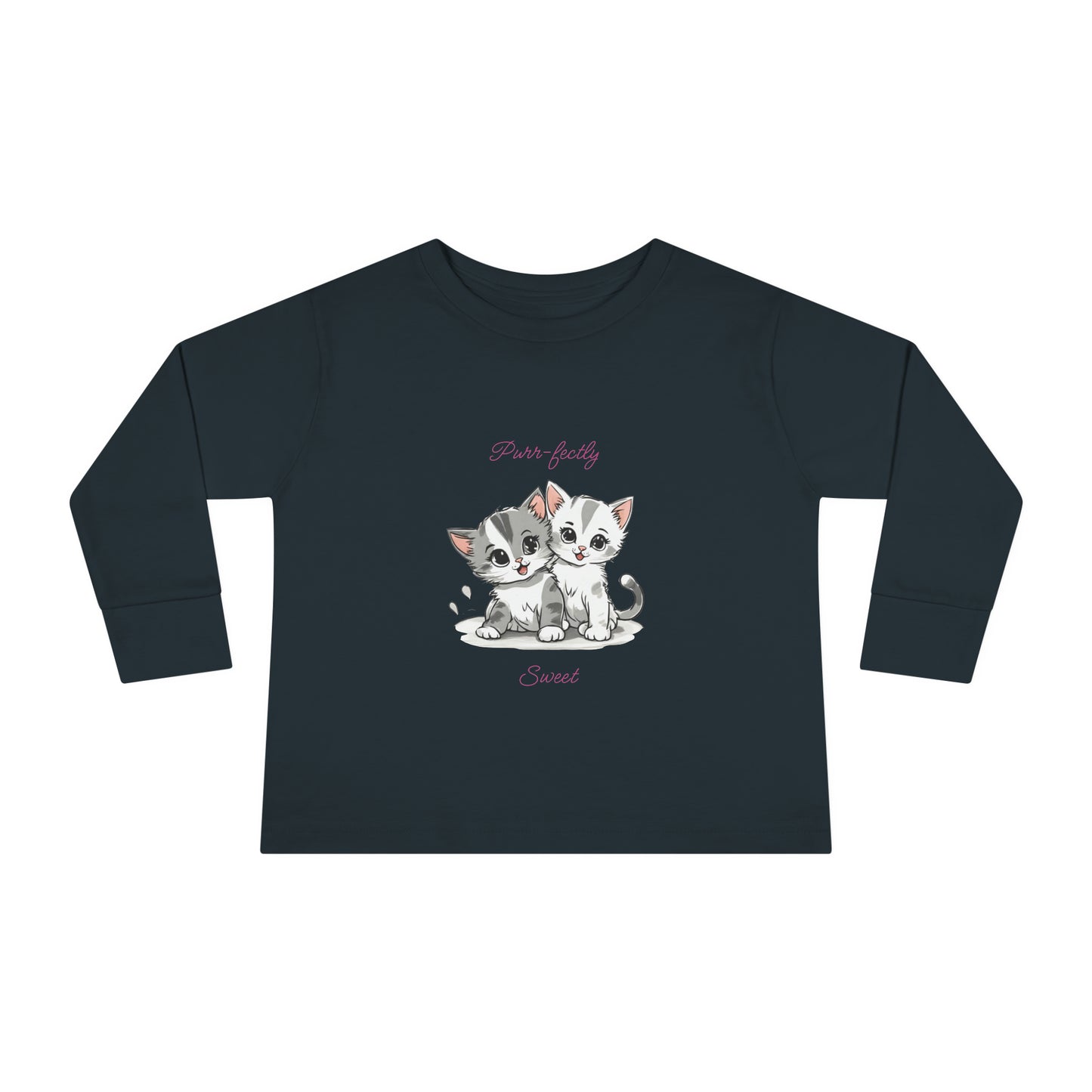 Purr-fectly Sweet - Toddler Long Sleeve Tee