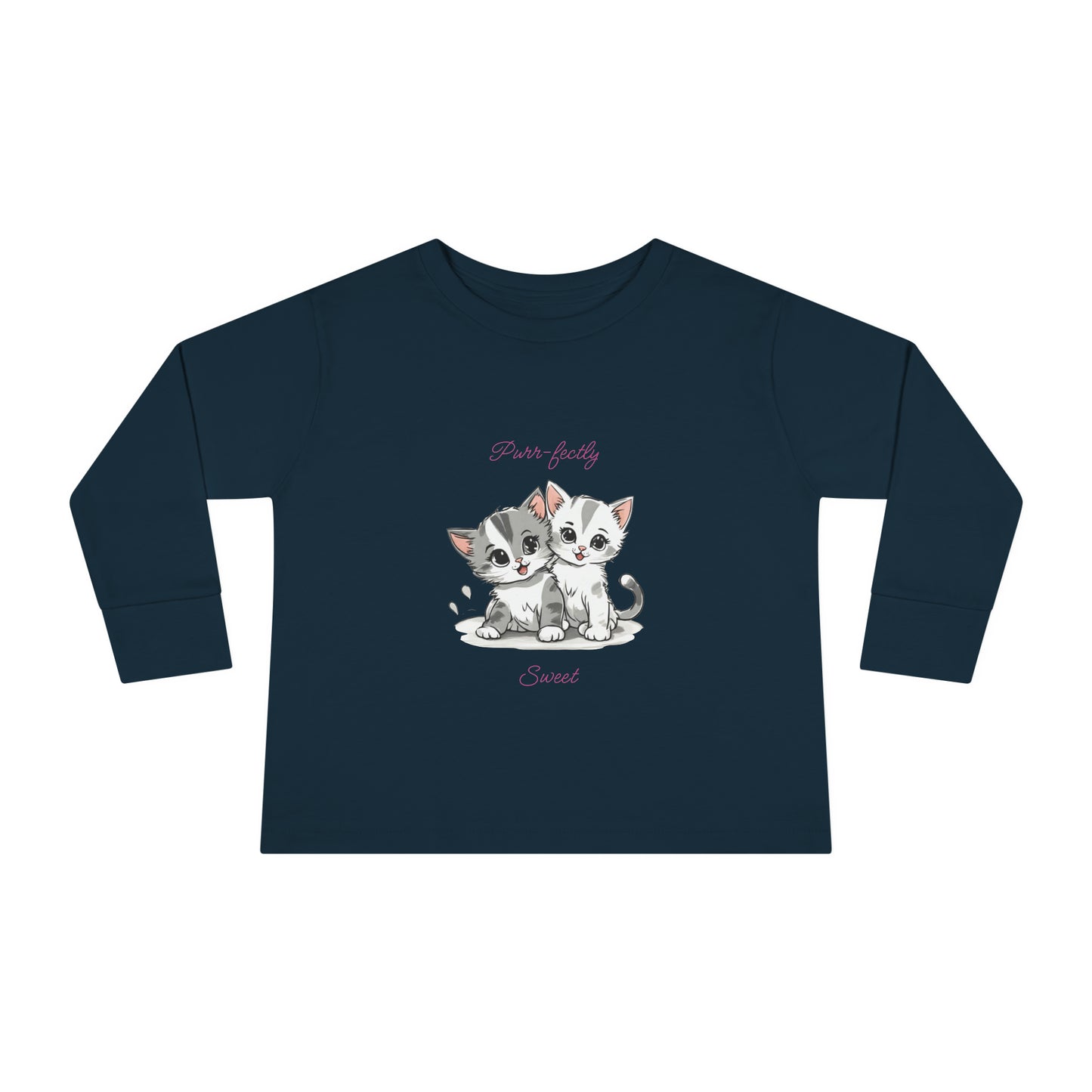 Purr-fectly Sweet - Toddler Long Sleeve Tee