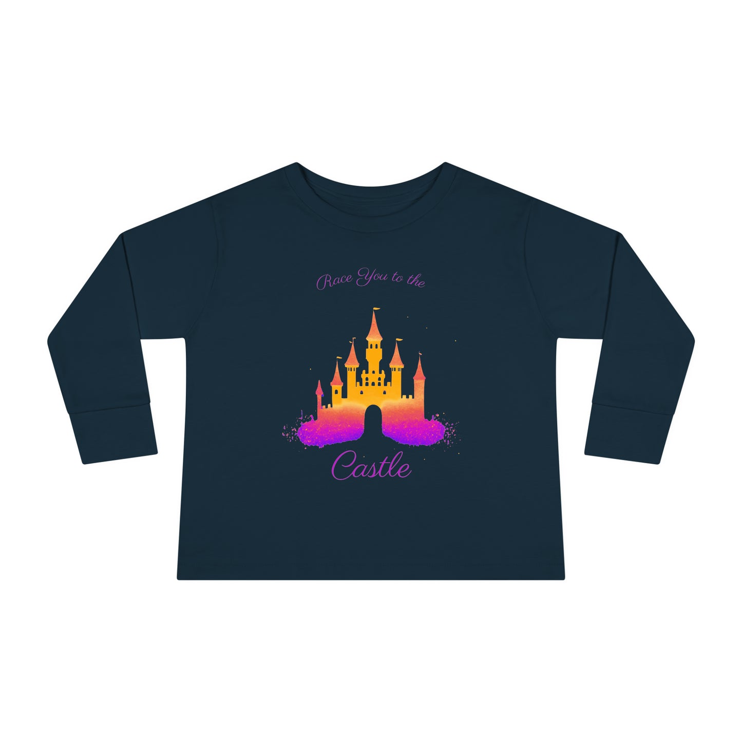 Race You to the Castle (Sunrise) - Toddler Long Sleeve Tee