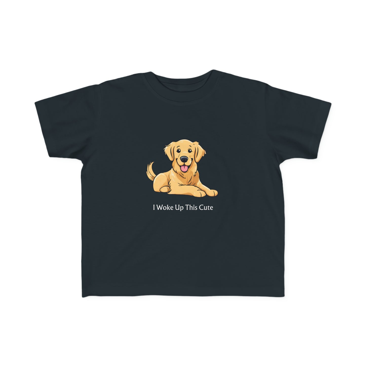 I Woke Up This Cute - Toddler's Fine Jersey Tee