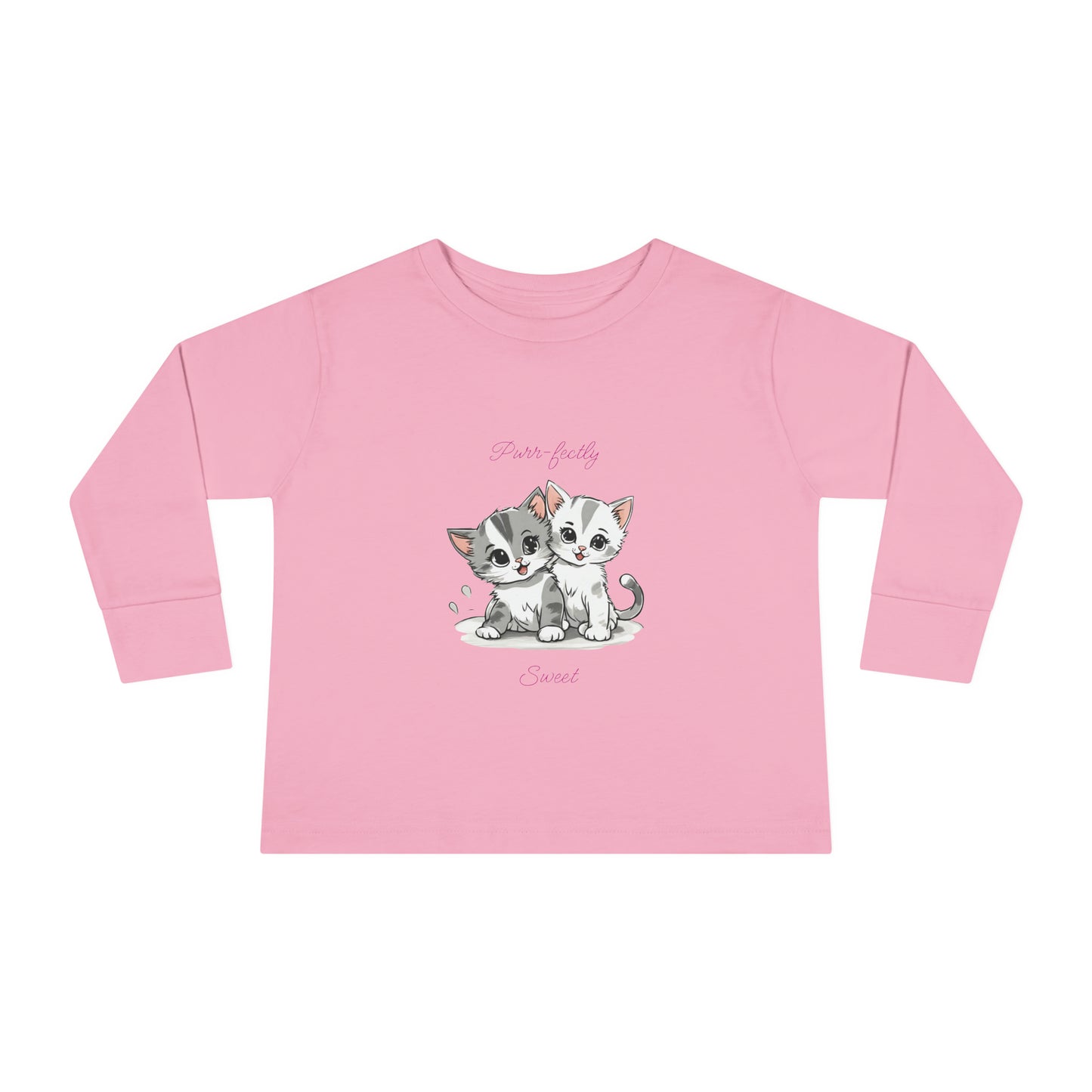 Purr-fectly Sweet - Toddler Long Sleeve Tee