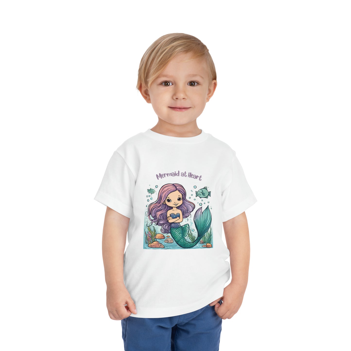 Mermaid at Heart- Toddler Short Sleeve Tee