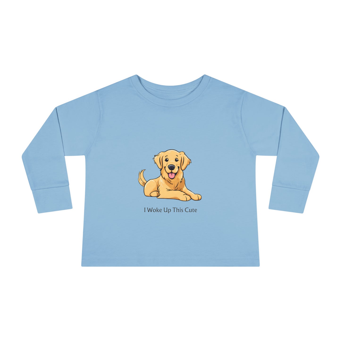 I Woke Up This Cute - Toddler Long Sleeve Tee