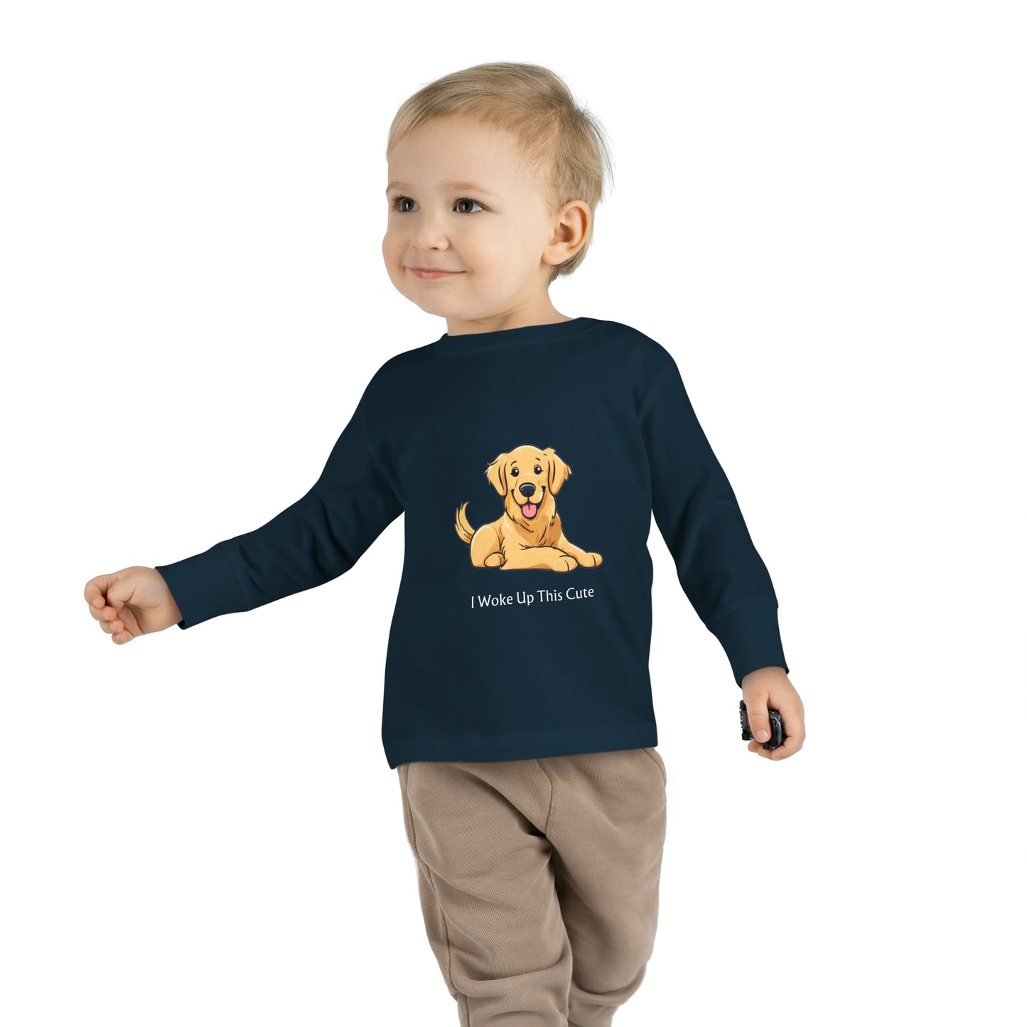 I Woke Up This Cute - Toddler Long Sleeve Tee