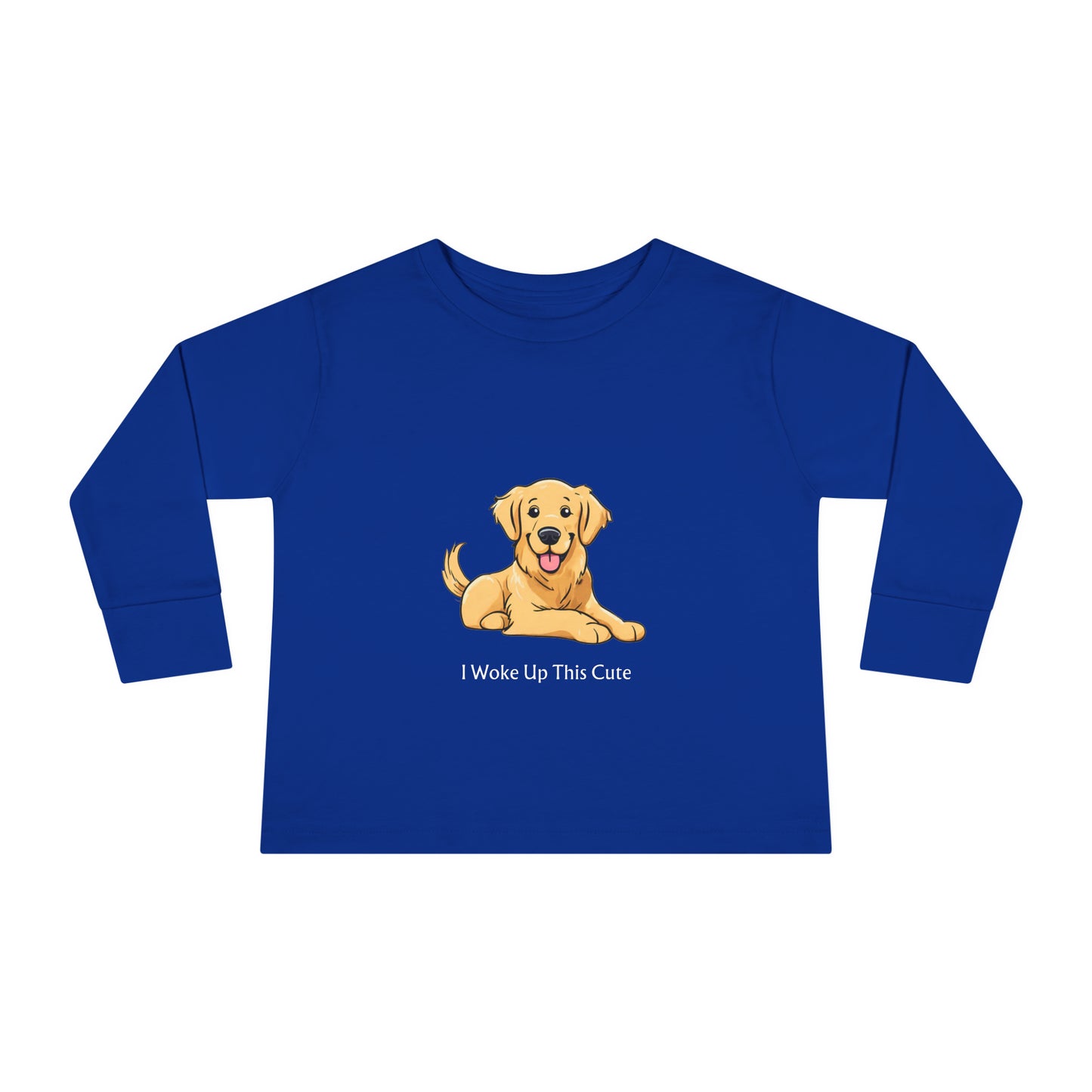 I Woke Up This Cute - Toddler Long Sleeve Tee